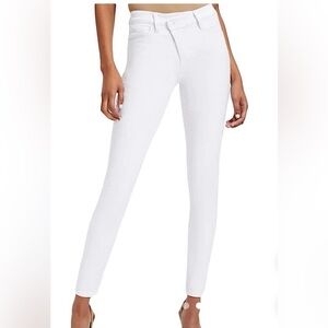 Good American Good Legs White Skinny Denim Stretch Size 10/30 LIKE NEW